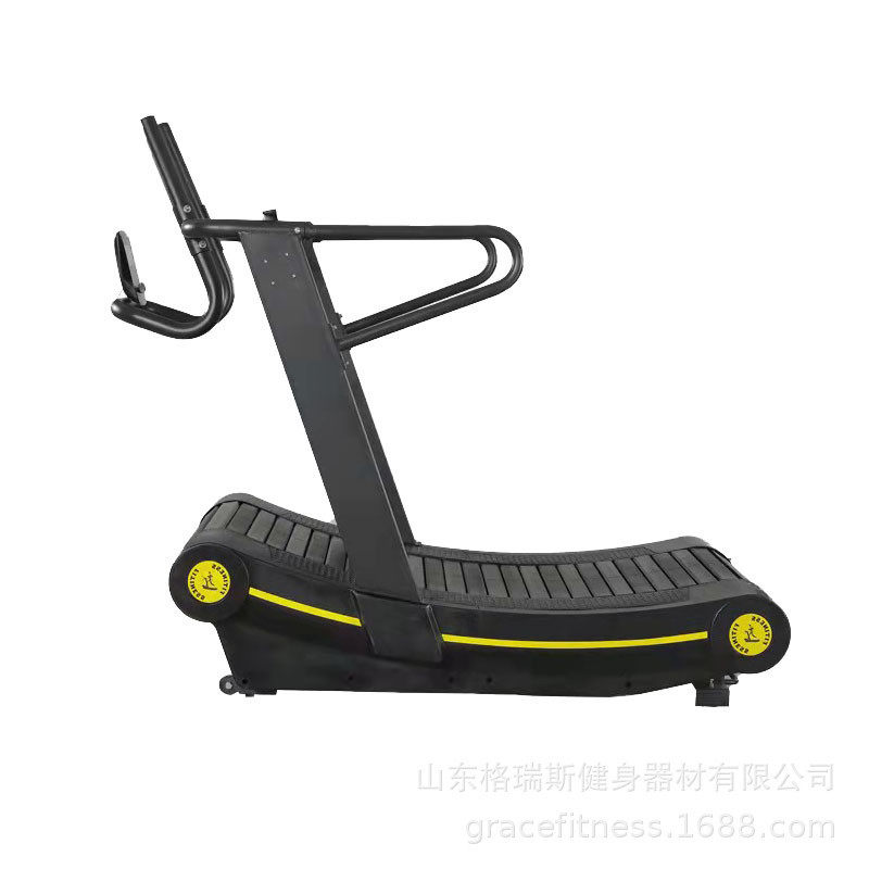 加宽无动力跑步机室内健身器材商用跑带液晶显示无动力曲面跑步机