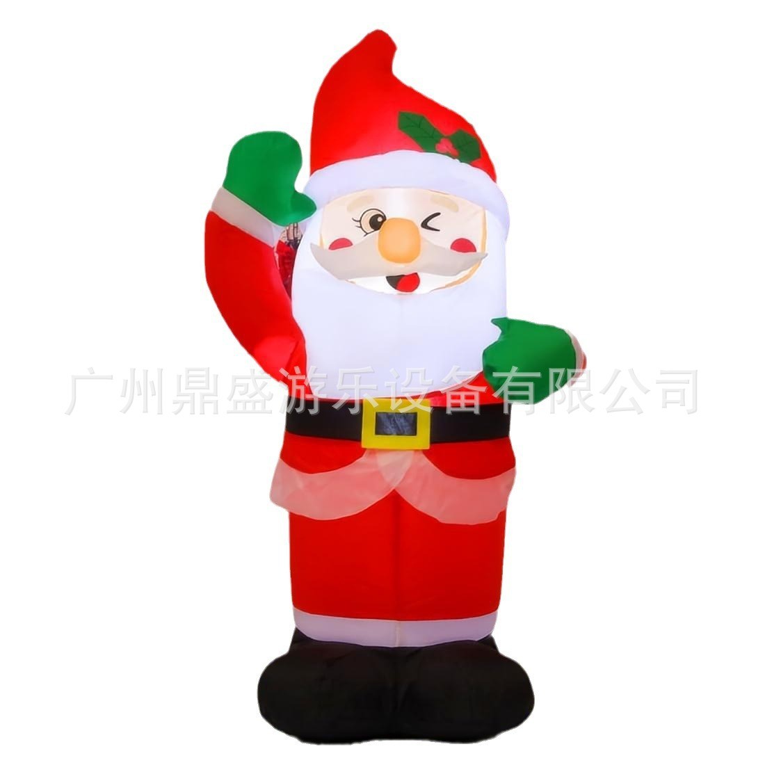 厂家直销圣诞节主题充气气模圣诞老人户外广场商场门庭院展览模型