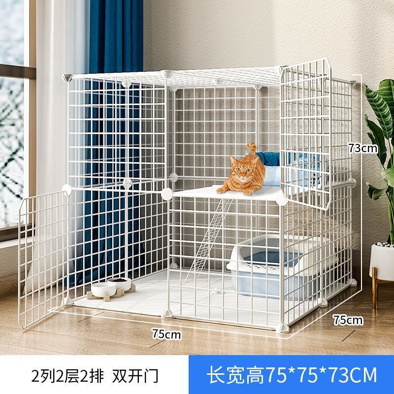 猫笼子超大自由空间双层猫别墅猫咪宠物猫舍猫屋大号非带厕所一体