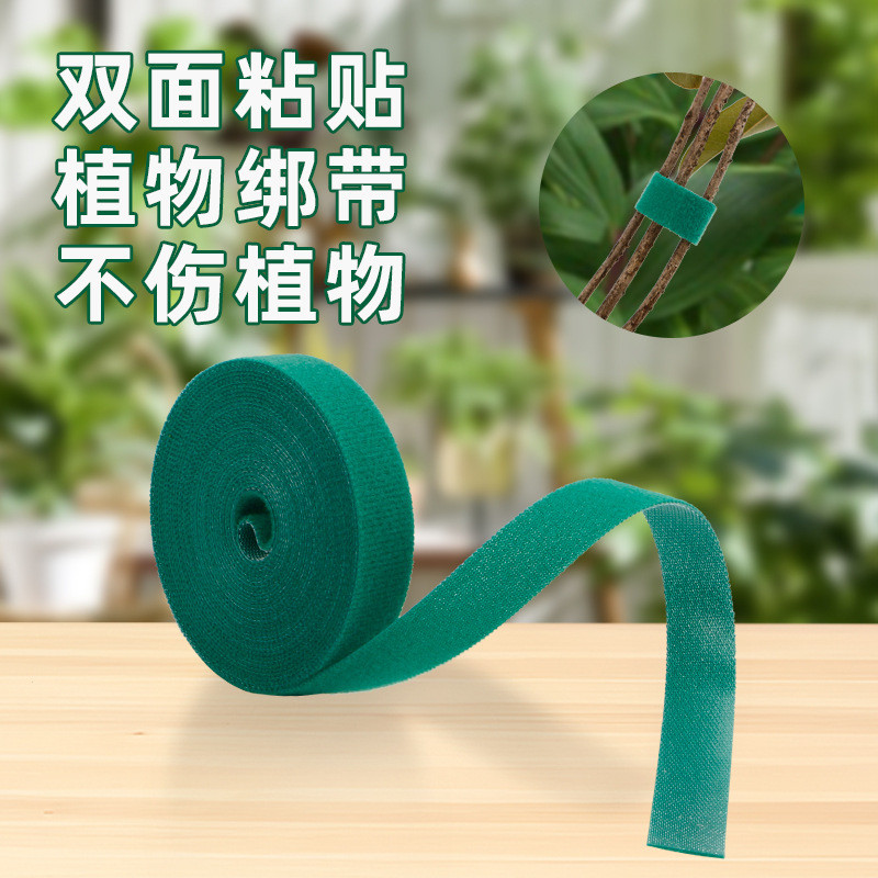 园艺捆扎绿植藤蔓花卉自粘绷带植物魔术贴扎带爬藤加厚树枝固定器