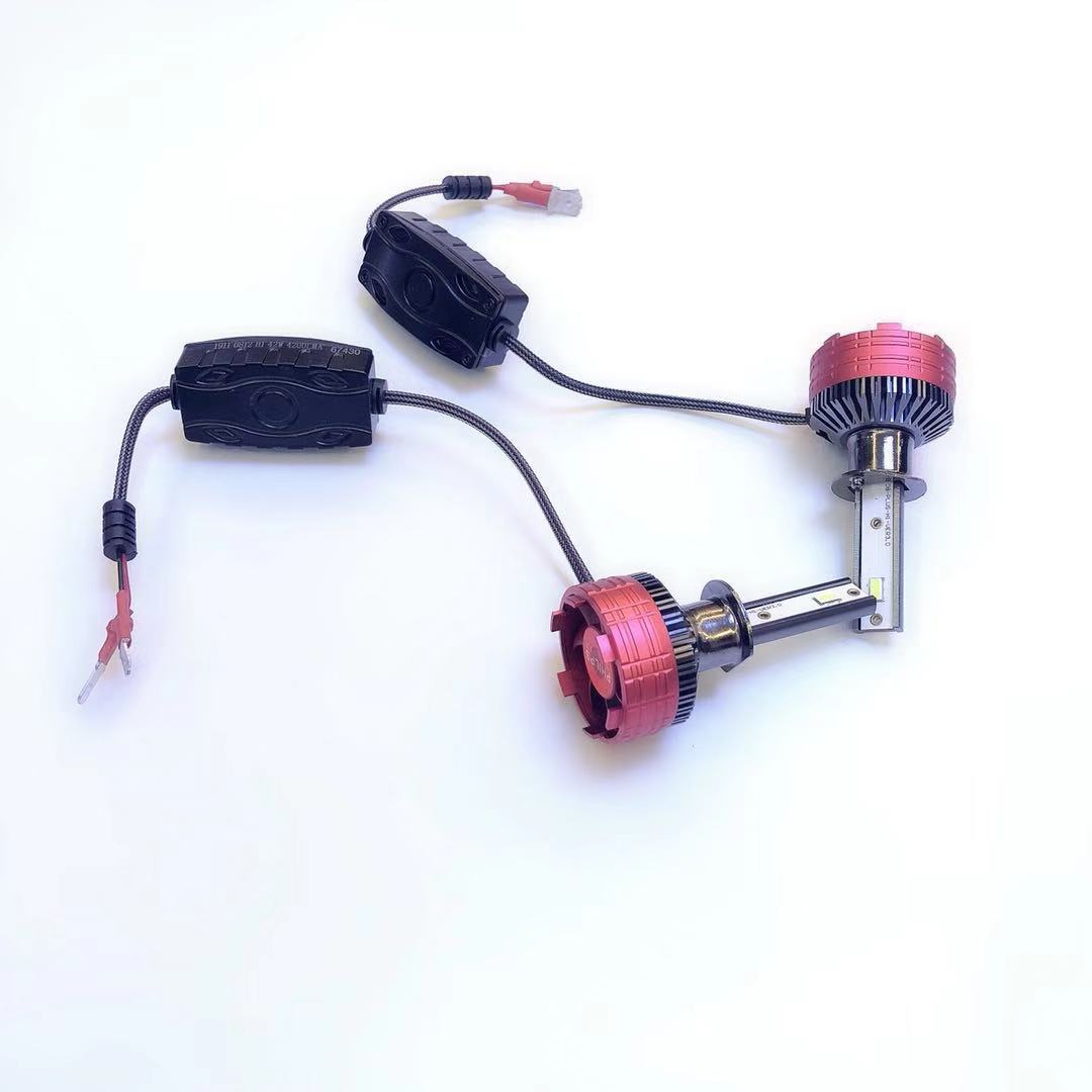 汽车LEDH1H3H4LED灯泡12V24V超亮聚光前照灯泡改装