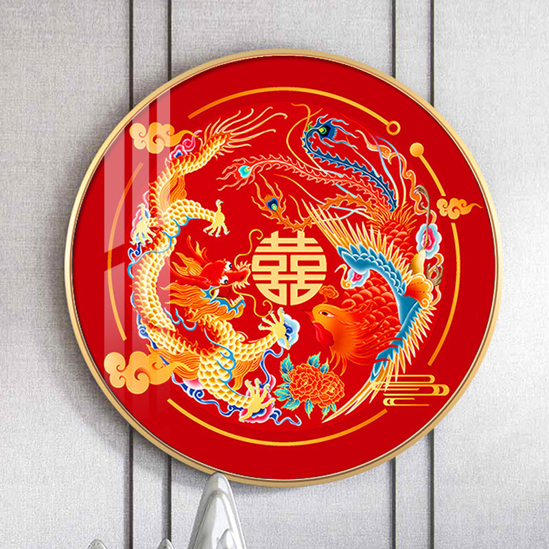 9wor龙凤呈祥十字绣2021结婚新款线绣情侣系列爱情喜庆简单自己绣