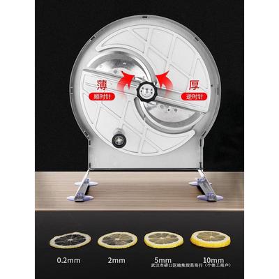 柠檬切片机土豆片机商用手动不锈钢水果切片机蒜片胡萝卜手摇