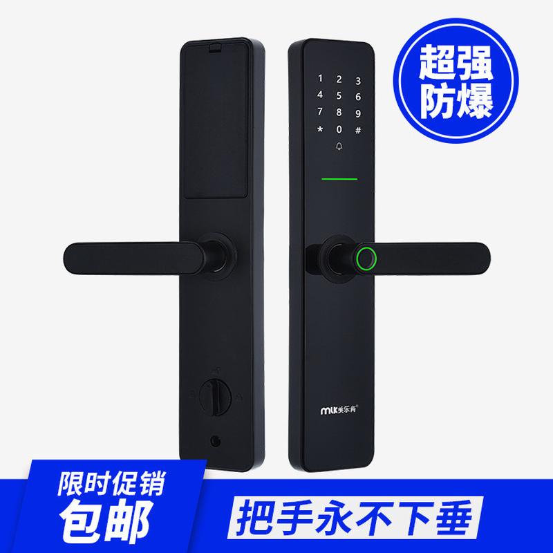 【超耐用】家用防盗门通通公寓指纹智能锁办公室木门民宿密码锁