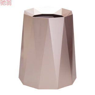 Q3Y北欧垃圾桶家用客厅轻奢网红垃圾筒卧室无盖纸篓卫生间垃圾桶