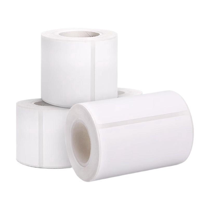 热销空白不干胶标签二维条码服装吊牌家用食品留样月份商超价格口