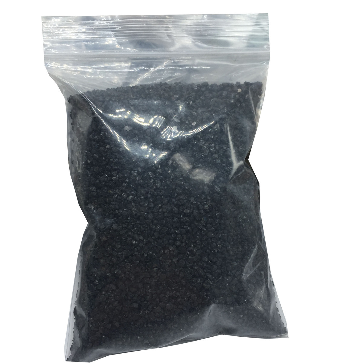透水砖用沙子黑砂鱼缸底砂水晶沙喷砂除锈金刚砂微景观造景黑色亮