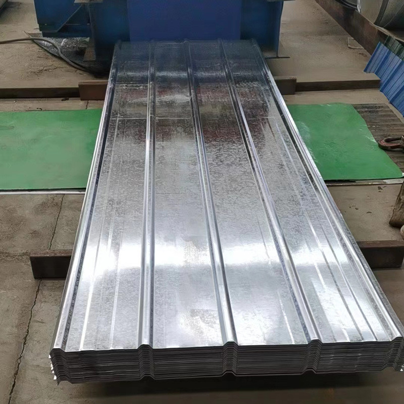 镀锌瓦楞板楼层承重有花无花镀锌板现货建筑钢结构用镀锌波浪板