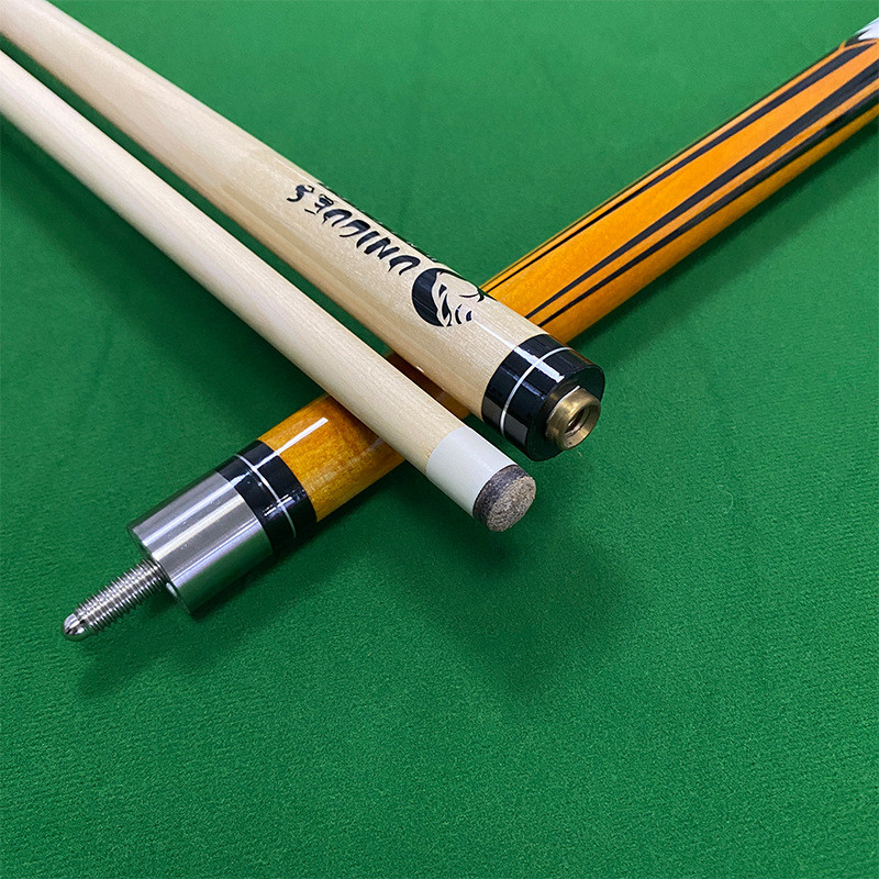 批发pc9005大头九球杆台球杆黑八英式斯诺克148cm两节桌球杆批发