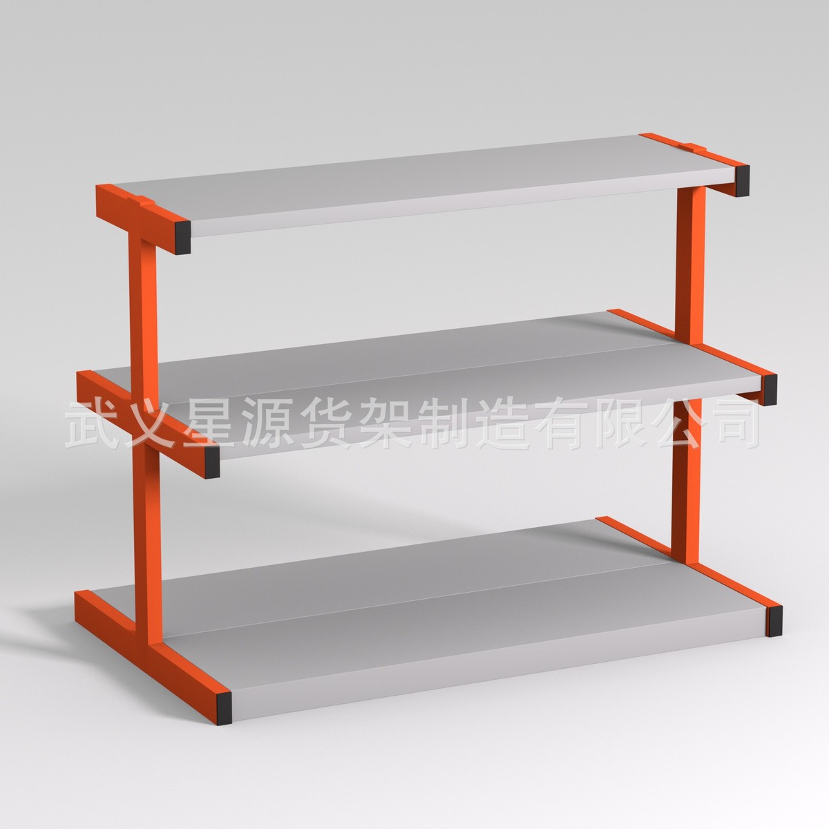 新款重型置物架多层王字货架五金工具展架可调高低三层四层展示架