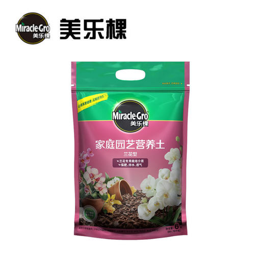 热销美乐棵兰花型营养土6升装*6袋/箱大量批发兰花用基质
