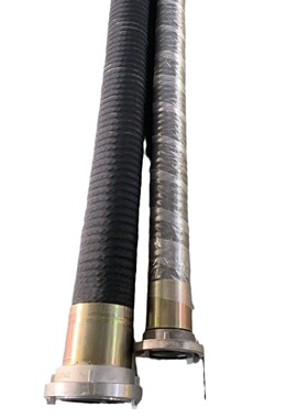 消防车吸水管黑色橡胶管dn100内扣式胶管dn150消防用橡胶管钢丝管