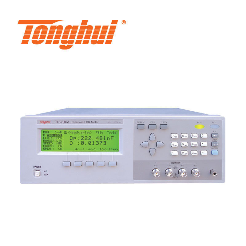 热销同数字 th2816a 50hz-200khz 精密lcr惠电桥