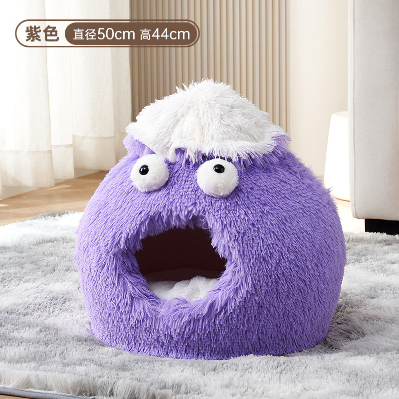 水木生猫窝封闭式冬季保暖封闭式房子狗窝大号一件起批爆款