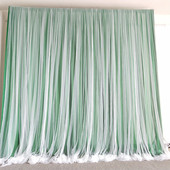婚礼幔婚庆舞台背景新款 布纱幔网红直播幼儿园幕布生日场景布置