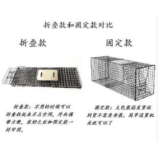 热销人道救助流浪新品捕猫笼镀锌安全抓猫器猫笼猫专业救助洗澡抓