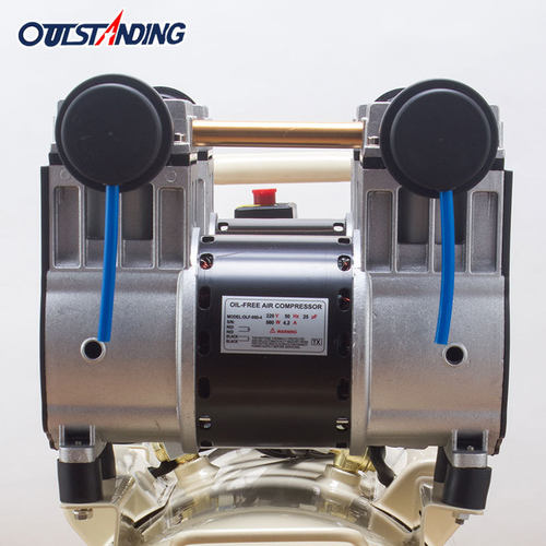 奥突斯空压机980wx2-50l无油润滑油木工静音无气泵空气压缩机气泵