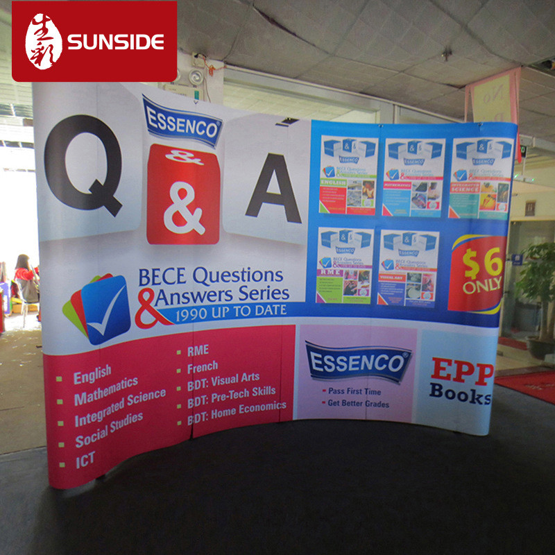 厂家供应铝合金户外广告拉网展架背景墙展示架可移动背景墙