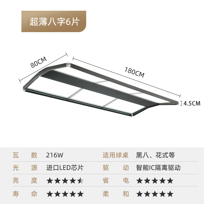 专用氛围灯台球室台球桌台球厅灯超市商场健身房灯台球灯桌球吊灯