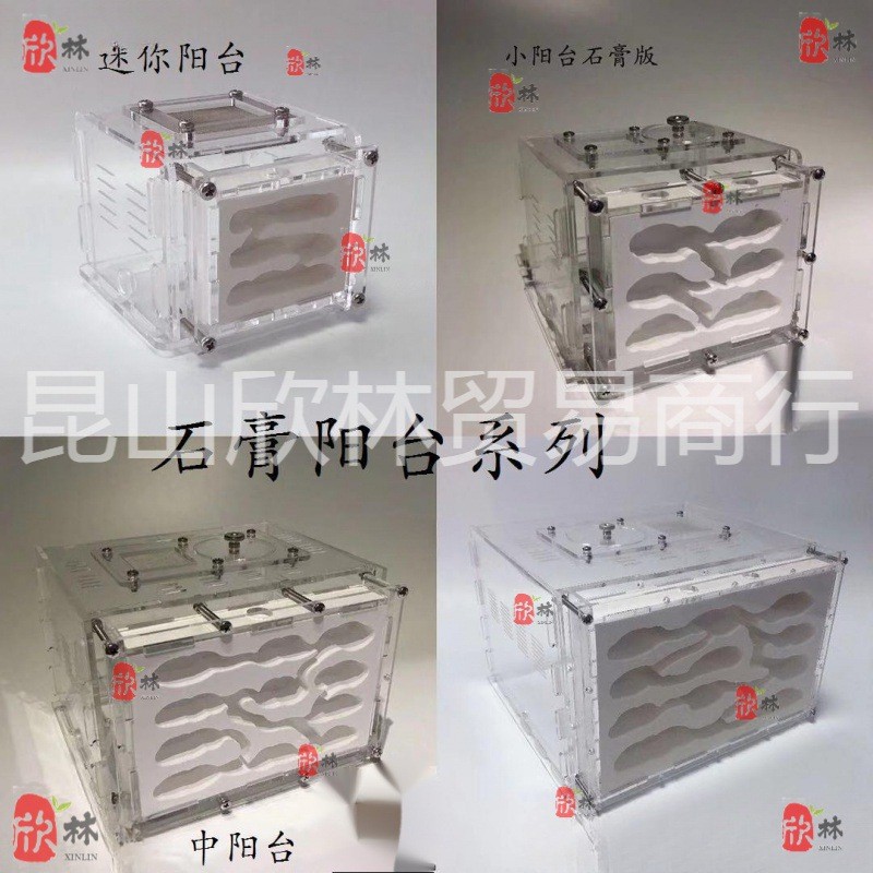 石膏蚁巢巢生亚克力城堡试管宠物生日特硬蚁巢宠物混凝土散装长宽