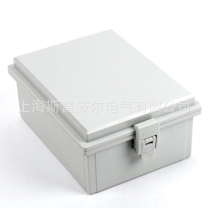 斯普威尔户外塑料防水搭扣接线箱塑料电源防水箱210*160*90开孔