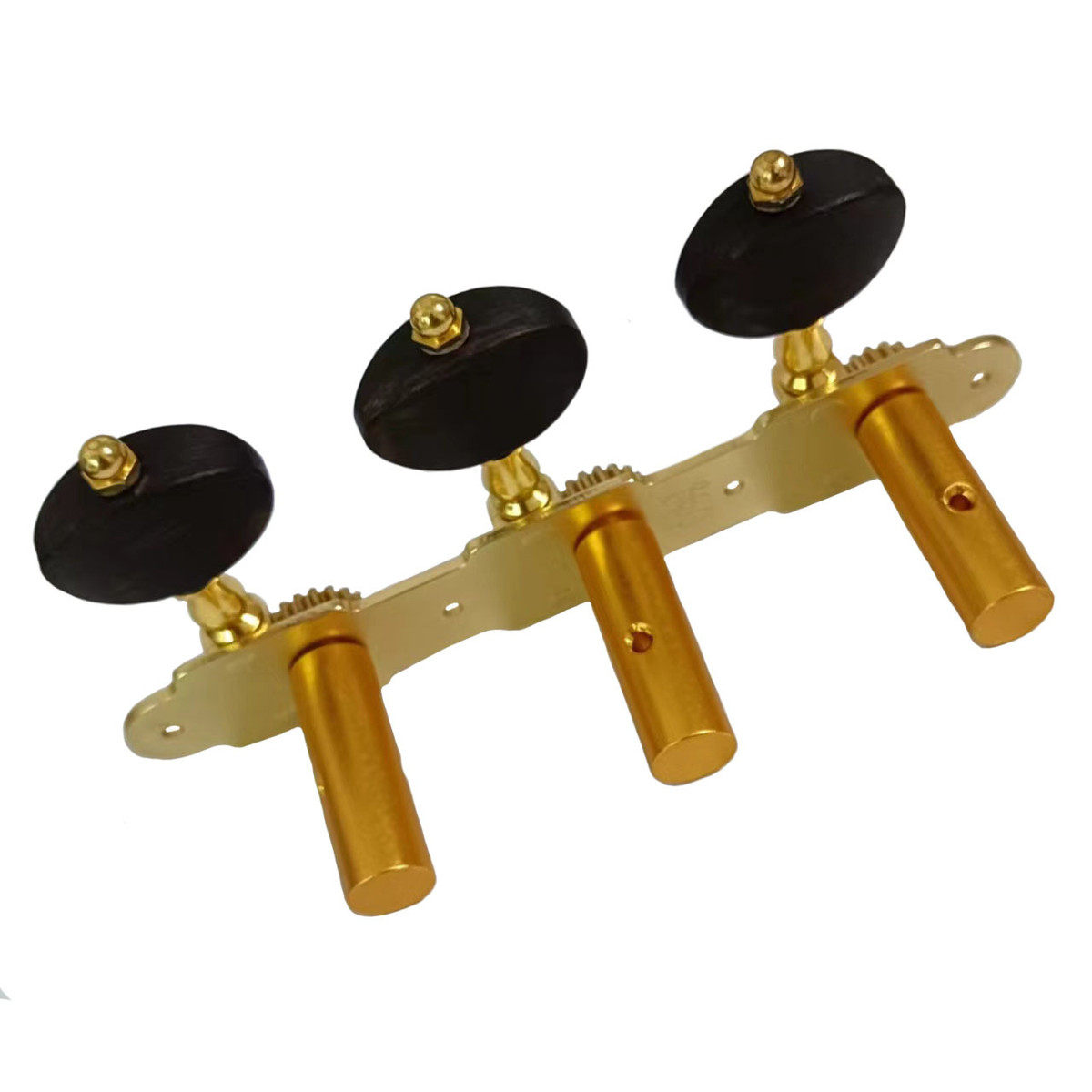 热销铜制古典吉他弦钮配件 三联弦 木手柄琴钮 准弦 三联吉他弦钮