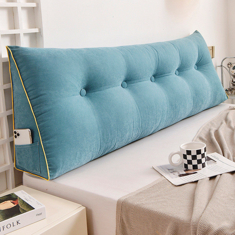 日式三角榻榻米软包ins大靠背北欧纯色长靠枕米色床头靠垫,居家布艺,靠垫/抱枕,淘宝优惠券,粉丝福利购,淘宝优惠卷