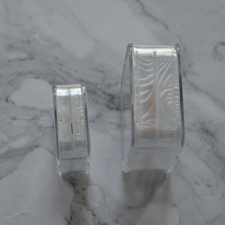 Ювелирная упаковка 透明亚克力悬浮薄膜芯片高弹性膜硅片裸石裸钻展示收纳包装保护盒