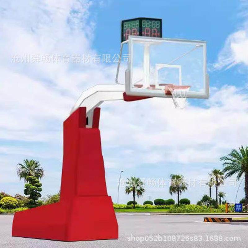 室外篮球架可公园升降地埋式室内小区移动休闲跑步运动健身篮球框