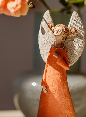 eq4f维纳斯之城天使翅膀人物树脂摆件客厅宫廷橱窗装饰欧式卧室