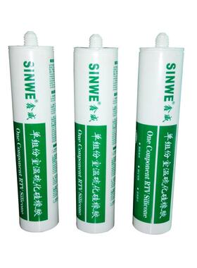 sinwe386w白色电子耐高温密封胶固定有机硅rtv膏状硅酮密封胶水