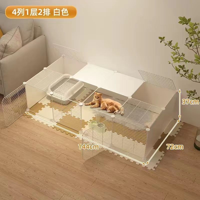 猫笼家用室内猫产房猫咪怀孕待产封闭式繁殖窝猫笼猫窝带厕所产箱