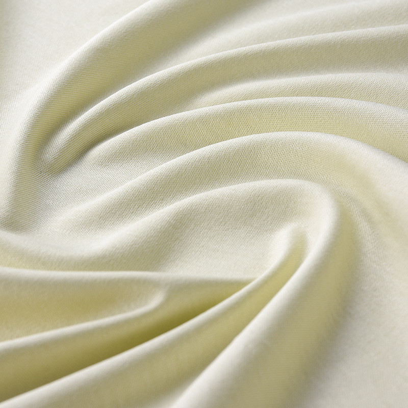 50支丝光棉莫代尔210g莫代尔棉双面汗丝光凉感面料休闲服装布面料