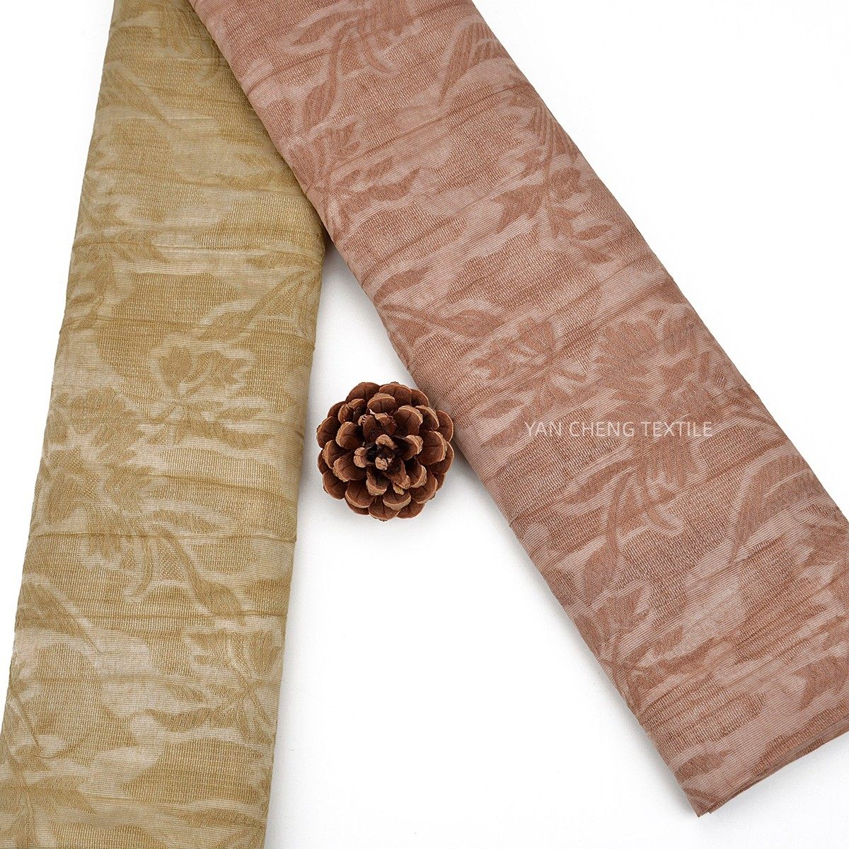 天丝锦纶扎染天丝锦纶新中式天丝亚麻炒色中国风提花布料面料,纺织面料/辅料/配套,棉麻面料,淘宝优惠券,粉丝福利购,淘宝优惠卷