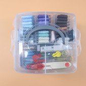 绣花线固定150色塑料板刺绣diy6股8米十字绣线三层线盒装 配件套装