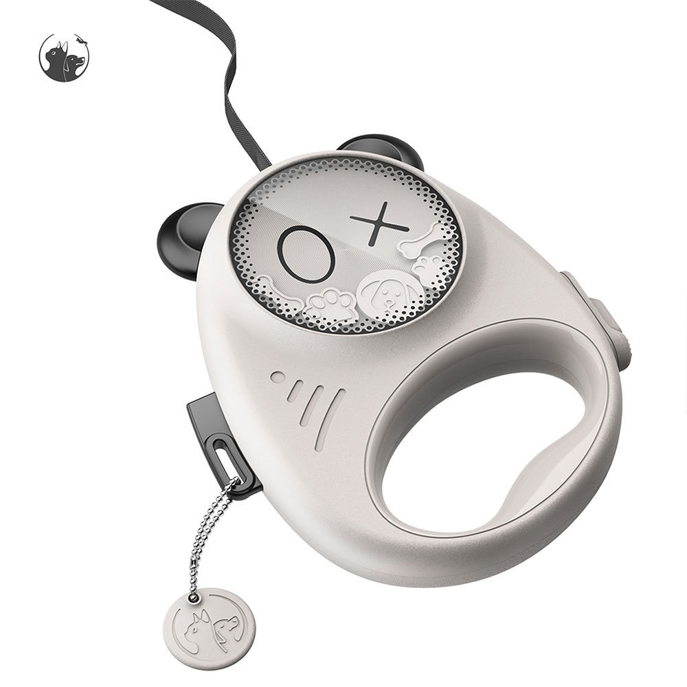 耐用猫用品多色狗牵引绳自动伸缩防缠结可伸缩狗宠物牵引绳小型的