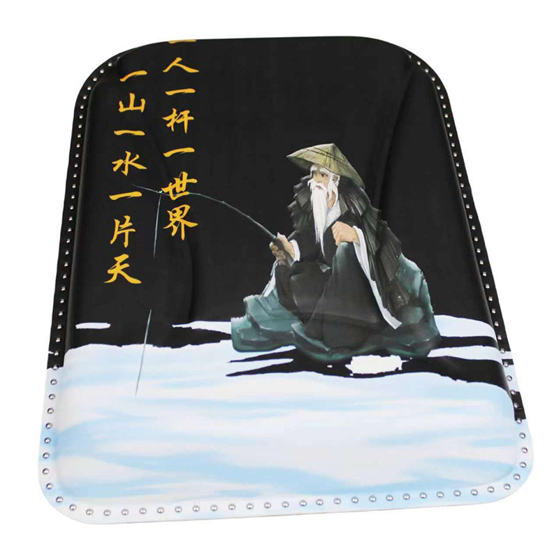 新款透气坐垫防水加厚加厚高端钓箱配件通用坐垫座椅垫pu钓箱坐垫