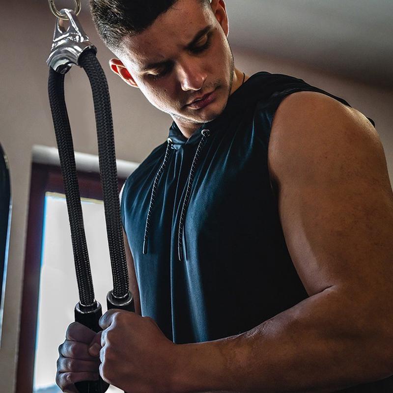 三头肌器械高位下拉把手v型大飞鸟健身力量绳配件龙门架背部训练