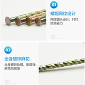 镀锌地板钉托盘钉麻花工用纹钉搓板钉木钉螺铁钉批发