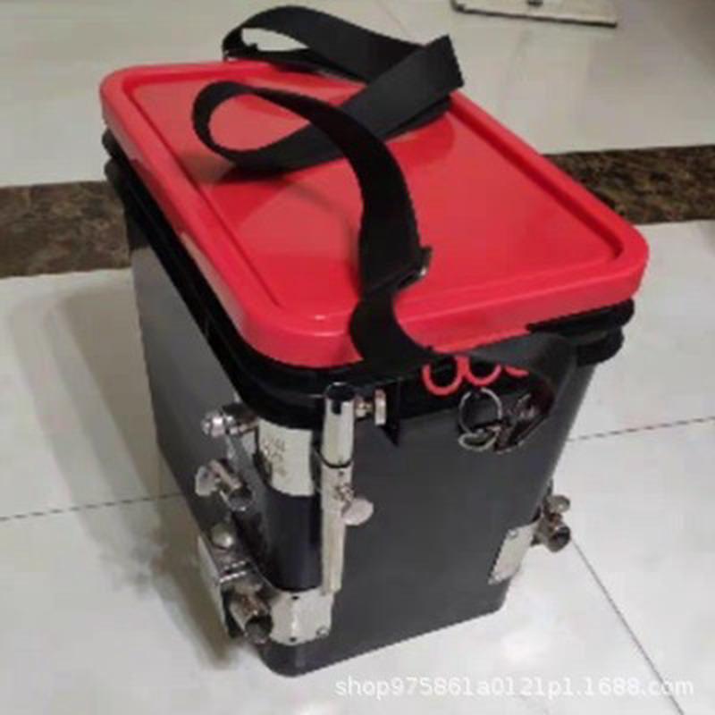 范程塑料桶桶长方形25l升水桶果酱方桶钓鱼桶食品级带盖加厚包邮