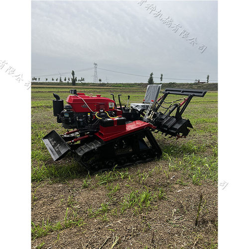 Crawlerfarmmanagementmachine农用小型履带开沟机多用旋耕机