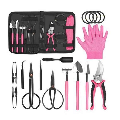 新款园林工具套装多肉修剪除草园艺剪刀手套线盆栽多功能工具套装