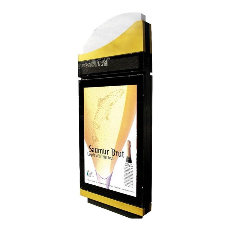 厂家制作立式广告灯箱滚动灯箱户外led灯箱从优量多制作落地灯