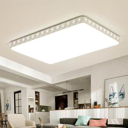 热销led吸顶灯现代简约客厅灯长方形温馨小灯饰浪漫卧灯餐厅卧室