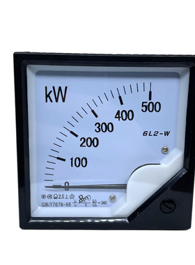 三相有功功率表千瓦表6l2-600kw500kw400kw300kw380v瓦特表表兆瓦