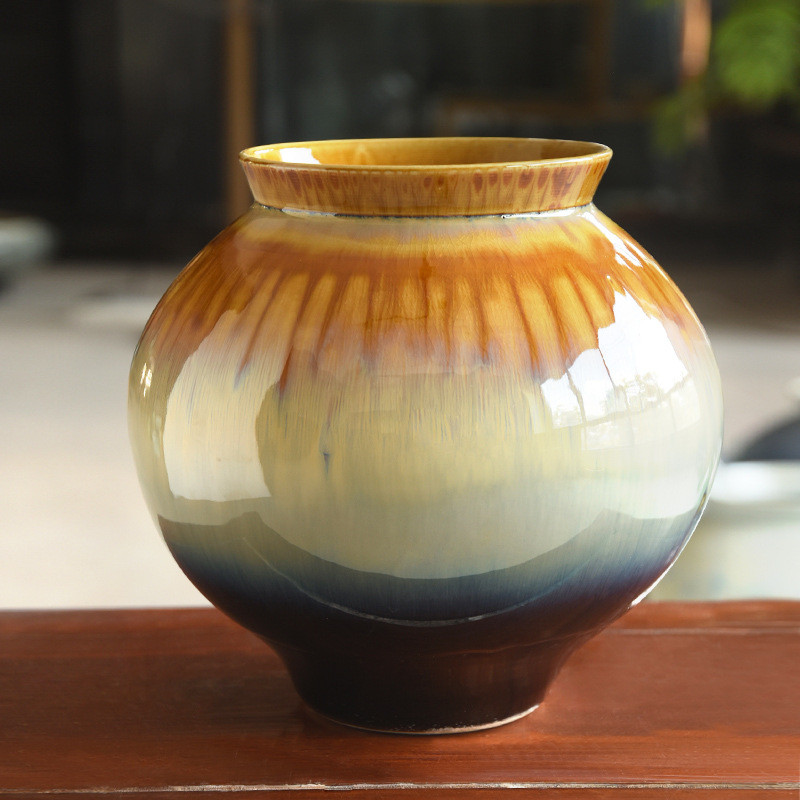 多肉盆景德镇高档手工盆花瓶摆件客厅插花家用陶瓷花盆绿植盆