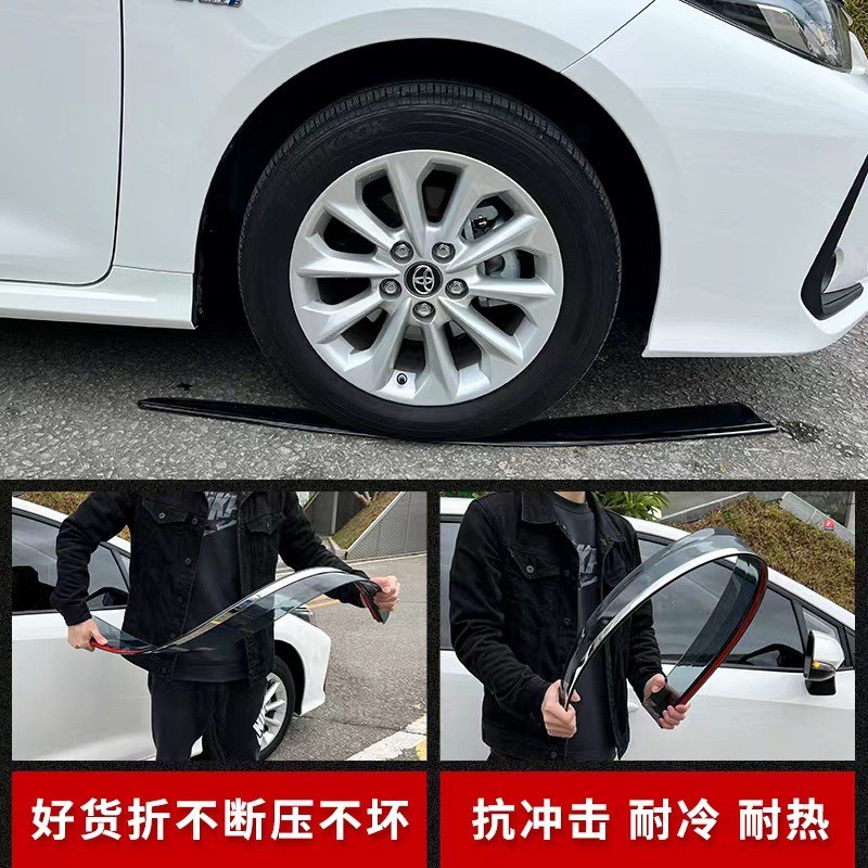 适用名爵5天蝎座晴雨挡车窗雨眉挡板配件改装防雨MG 5WindowVisor