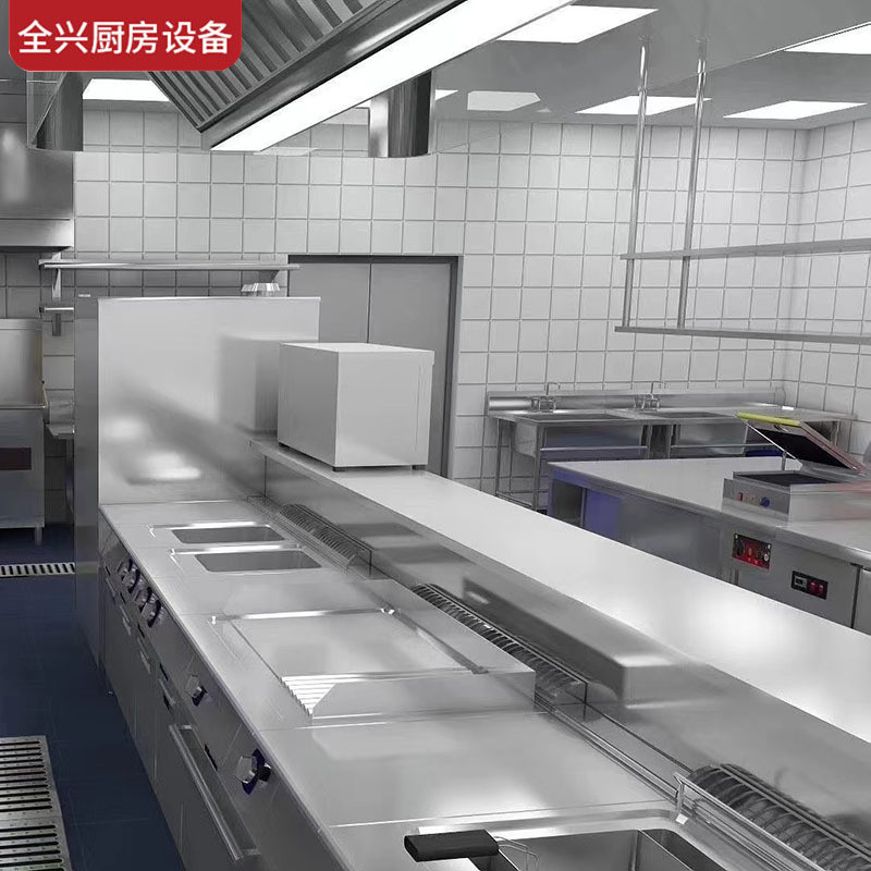 热销京津商用酒店厨房饭店整体中央餐饮全套设备承接食堂工程设计