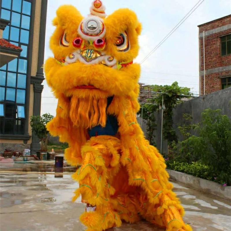 醒狮舞狮队民间南狮头耐摔羊毛武术比赛道具喜庆城市狮鼓庆典活动