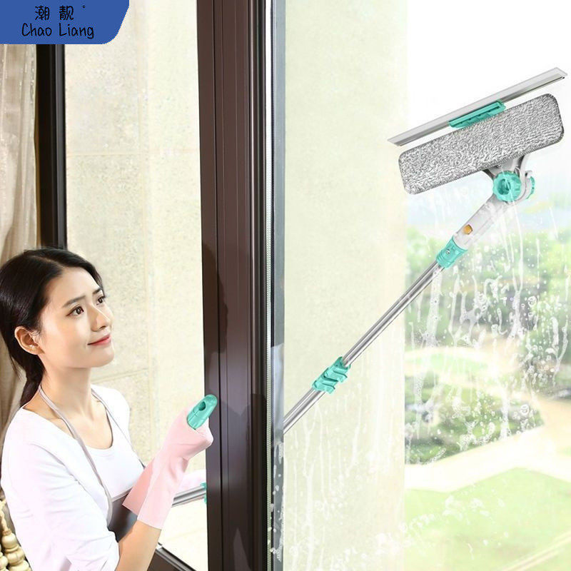 擦窗户刮水器玻璃双面好物室外高楼玻璃家庭用搽洗刷伸缩玻璃包邮